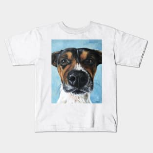 Jack Russell Face Kids T-Shirt